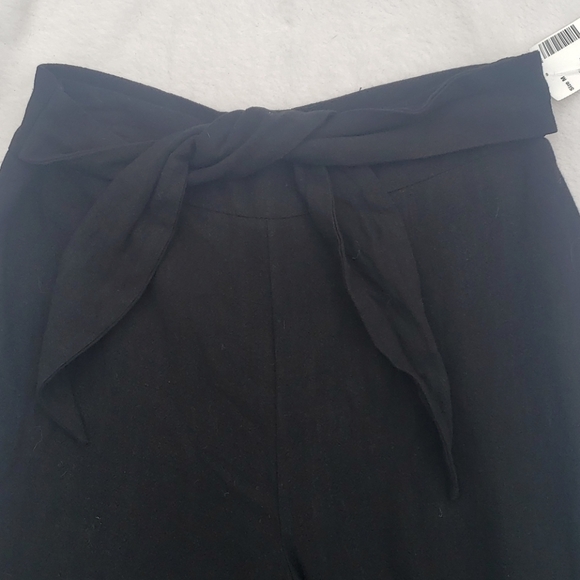 Aqua Tie Waist Pants - Picture 3 of 9